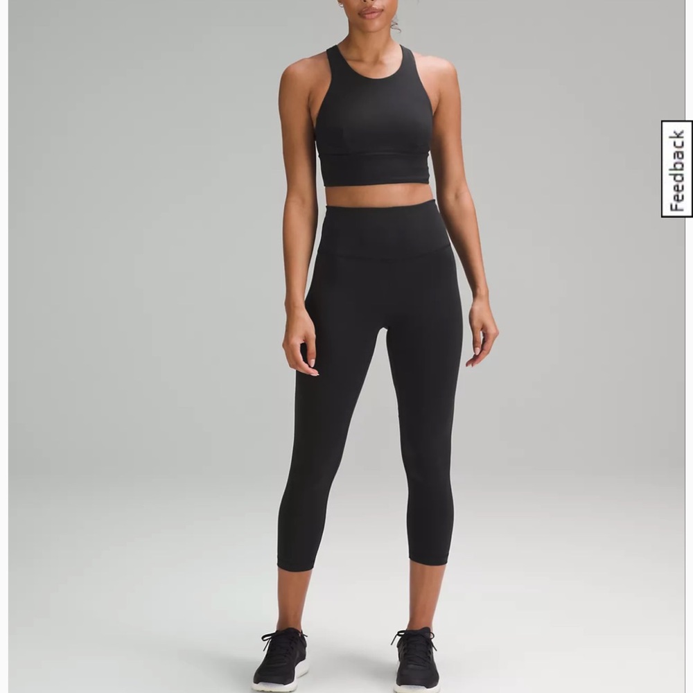 Lululemon Wunder Train HighRise Legging. Size 4, 23 in-Black. Perfect Condition!